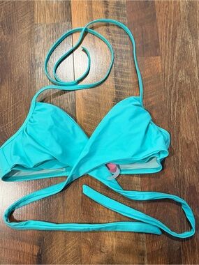 Victorias Secret Women’s Aqua Halter Bikini Top - Teal